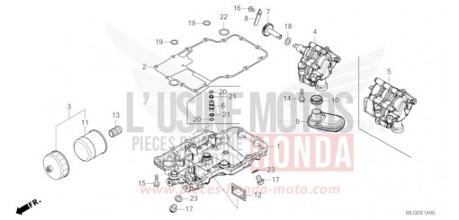 OIL PAN/OIL PUMP CRF1100AP de 2023